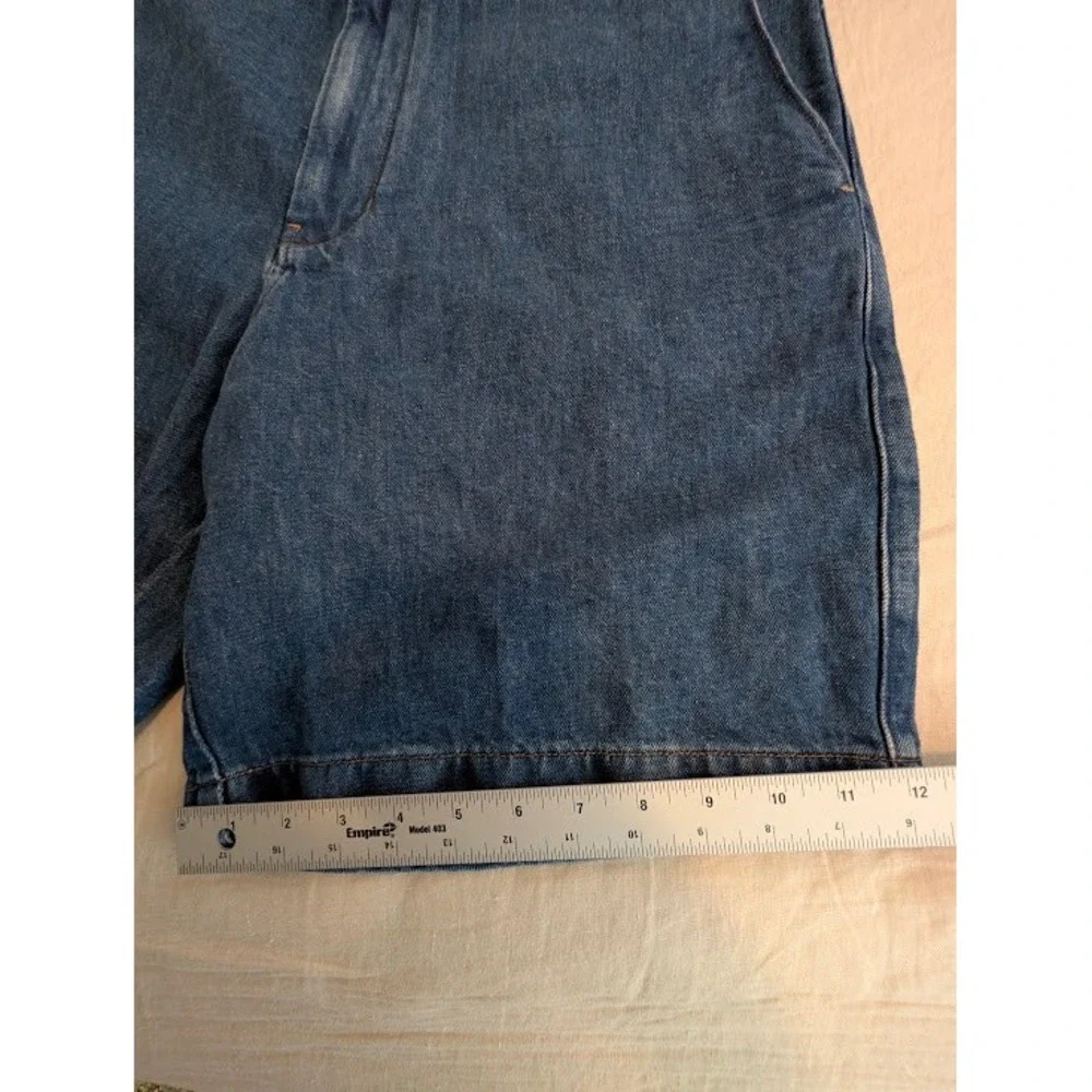 NWT‎ J. Crew Cotton/Linen Denim Shorts Mens 33 (FITS 35) Relaxed 8